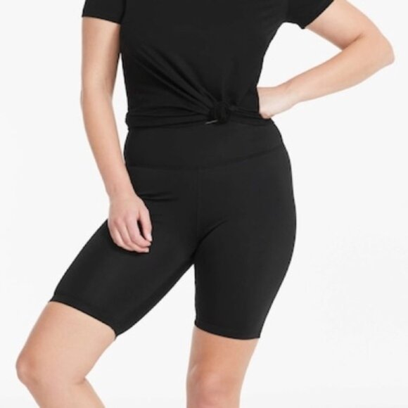Joe Fresh Women's Biker Shorts High Rise Waist Activewear Black Size XS - Picture 1 of 8